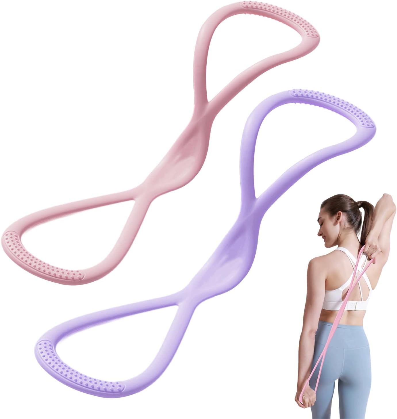 Figure 8 Resistance Band - 2 шт. эспандеров с сопротивлением 15