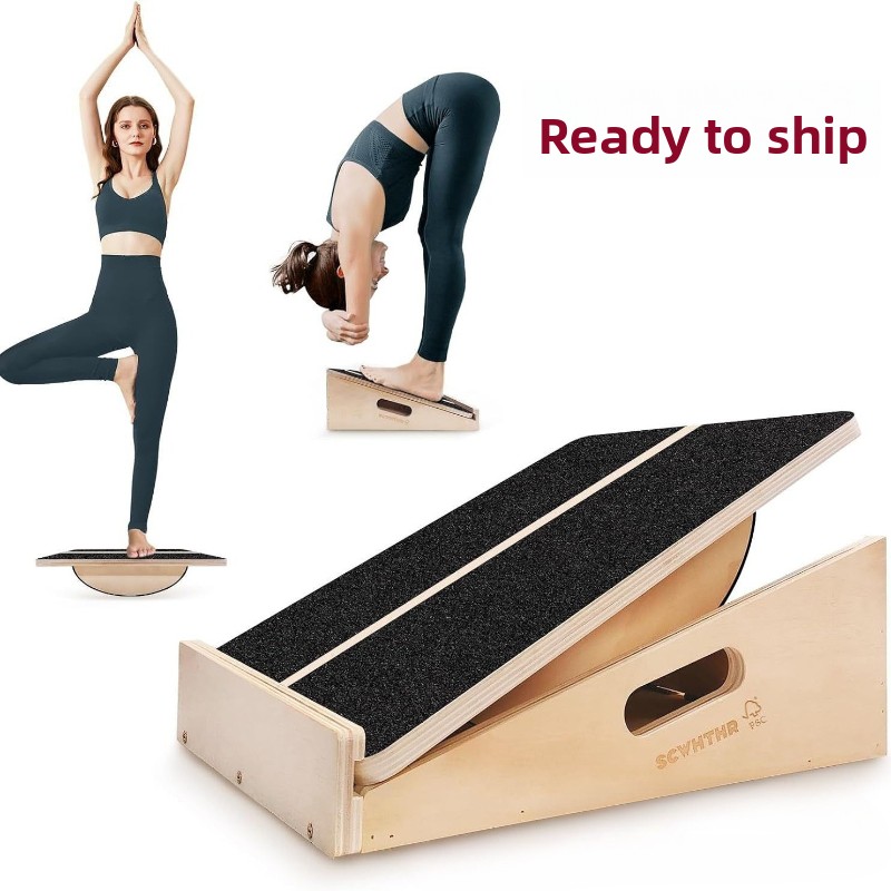 Balance Board Fitness - Деревянная балансировочная доска 2-в-1, портативное фитнес-оборудование,