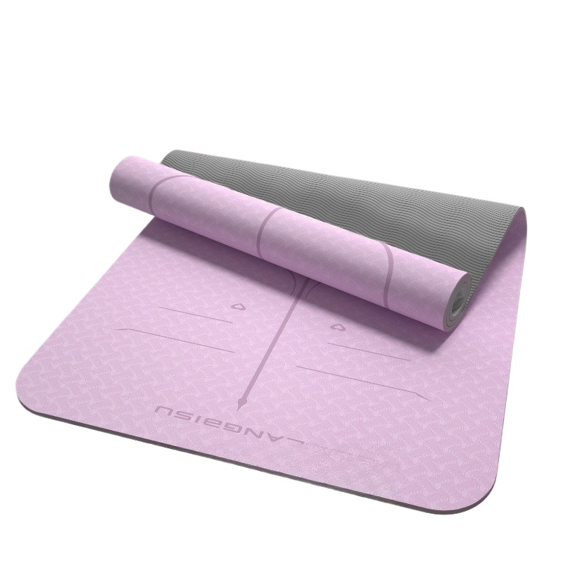 Yoga Health & Fitness Center - Коврик для йоги TPE для начинающих,