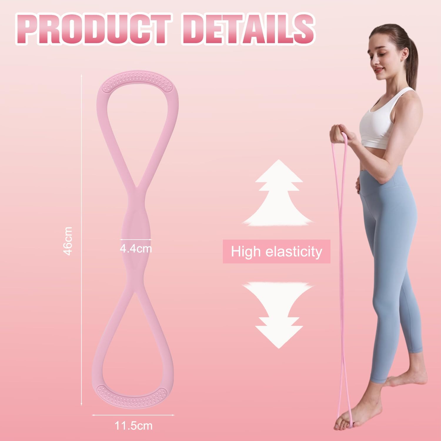 2 шт. эспандеров с сопротивлен – обзор и цена Figure 8 Resistance Band