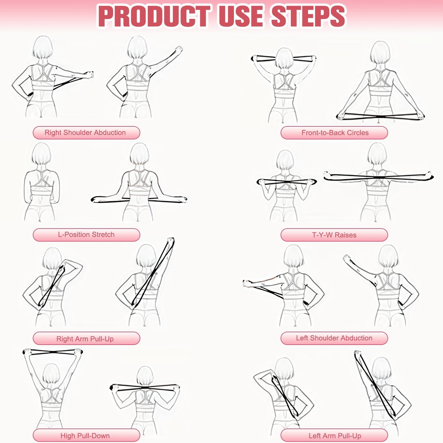 2 шт. эспандеров с сопротивлен – обзор и цена Figure 8 Resistance Band