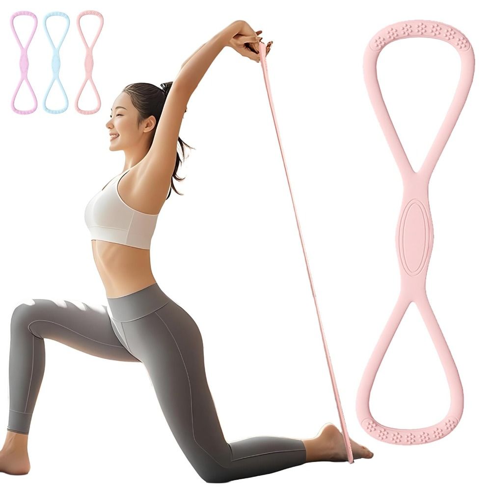Эластичная лента для йоги в фо – обзор и цена Figure 8 Resistance Band