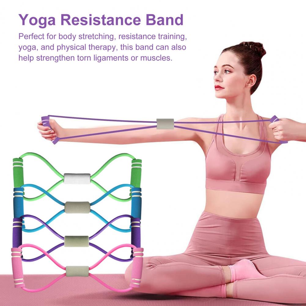 Рисунок 8, эспандер для фитнес – обзор и цена Figure 8 Resistance Band