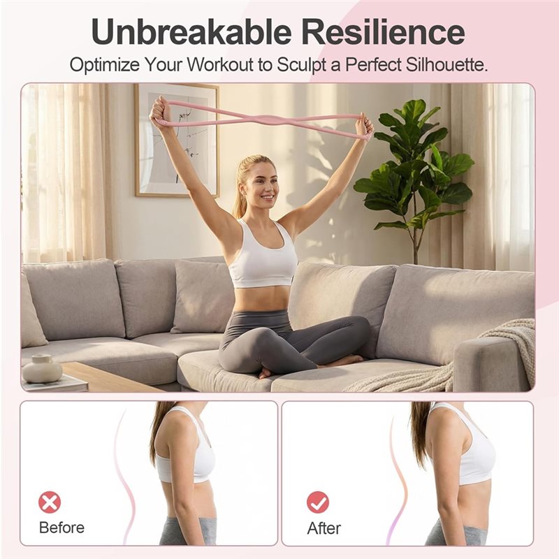 Эластичная лента-эспандер LALA – обзор и цена Figure 8 Resistance Band